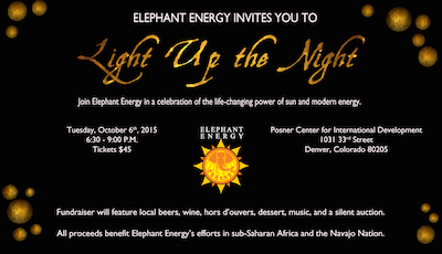 Join Elephant Energy as we Light Up The Night!